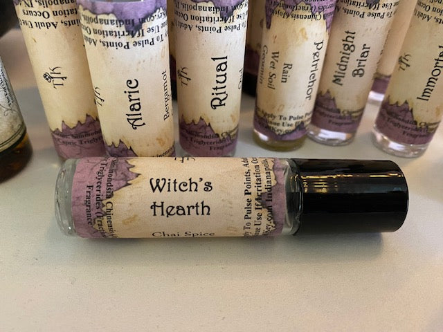 WITCH'S HEARTH Roll On Perfume Oil